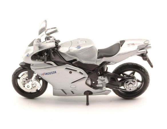 BBURAGO BU51043 MV AGUSTA F4S 1+1 SILVER 1:18 Modellino