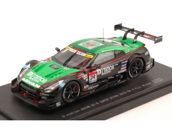 Ebbro EB45280 NISSAN GT-R N.24 WINNER FUJI SUPER GT500 2015 D.SASAKI-M.KRUMM 1:43 Modellino