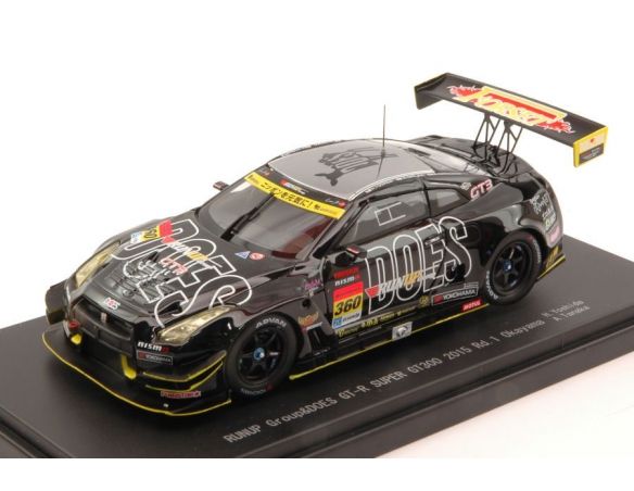 Ebbro EB45293 NISSAN GT-R N.360 OKAYAMA SUPER GT300 2015 H.YOSHIDA-A.TANAKA 1:43 Modellino