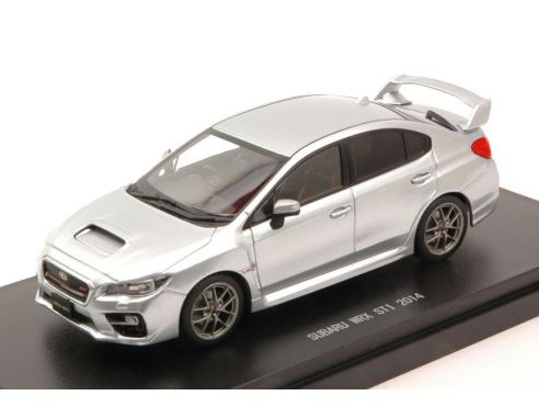 Ebbro EB45310 SUBARU WRX STI 2014 SILVER 1:43 Modellino