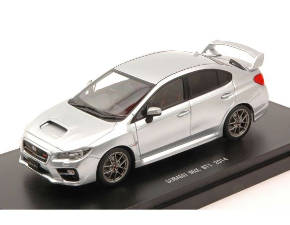 Ebbro EB45310 SUBARU WRX STI 2014 SILVER 1:43 Modellino