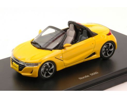 Ebbro EB45358 HONDA S660 2015 YELLOW 1:43 Modellino