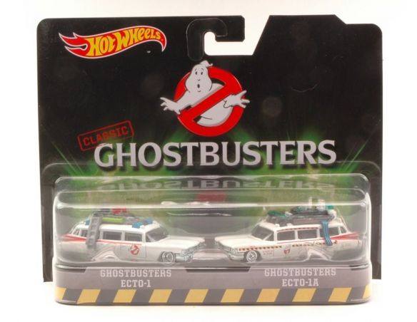 Hot Wheels HWDVG08 GHOSTBUSTERS ECTO-1/ECTO-1A Pz.2 BLISTER 1:64 Modellino