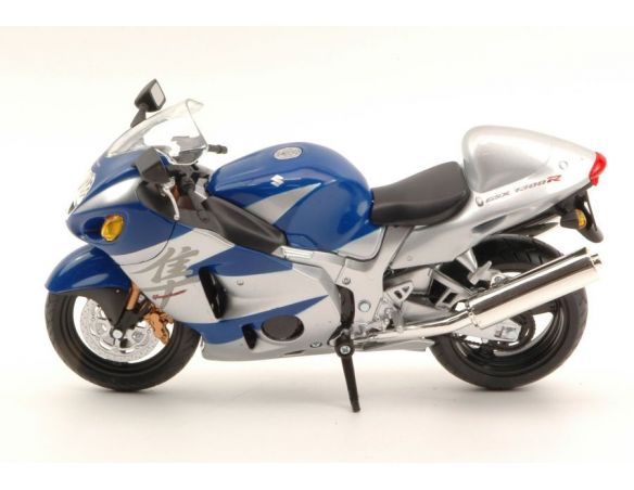 Joy City JOY600201 MOTO SUZUKI GSX 1300R SILVER/BLUE 1:12 Modellino