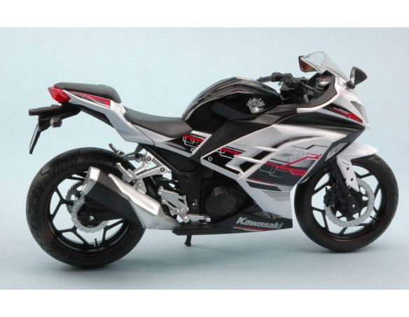 Joy City JOY605301 KAWASAKI NINJA 300 WHITE/BLACK 1:12 Modellino