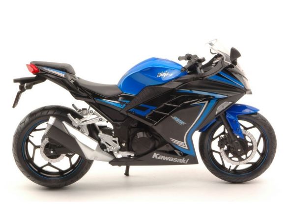 Joy City JOY605308 KAWASAKI NINJA 300 2015 BLUE/BLACK 1:12 Modellino