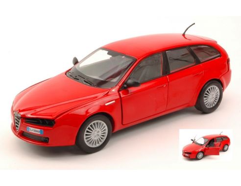 Motormax MTM73372R ALFA ROMEO 159 SW 2006 RED 1:24 Modellino