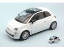 Motormax MTM73373W FIAT 500 2009 WHITE 1:24 Modellino