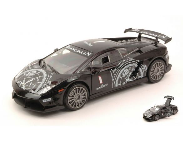 Motormax MTM73782 LAMBORGHINI GALLARDO LP560-4 SUPER TROFEO 2009 BLACK 1:24 Modellino