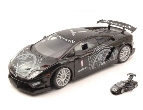 Motormax MTM79153BK LAMBORGHINI GALLARDO LP560-4 2008 ORANGE SUPER TROFEO BLACK 1:18 Modellino