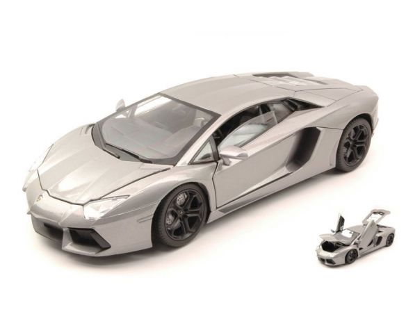 Motormax MTM79154GY LAMBORGHINI AVENTADOR 2011 BLACKISH GREY 1:18 Modellino