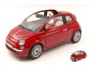 Motormax MTM79164R FIAT NUOVA 500 CABRIO 2007 RED 1:18 Modellino