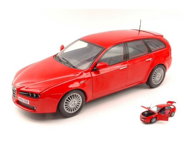 Motormax MTM79166R ALFA ROMEO 159 SW 2007 RED 1:18 Modellino