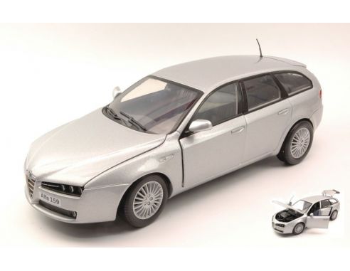 Motormax MTM79166S ALFA ROMEO 159 SW 2007 SILVER 1:18 Modellino