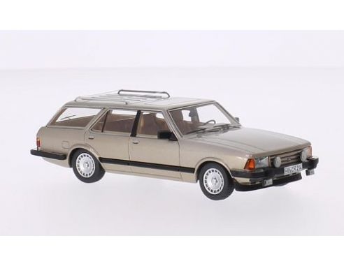 Neo Scale Models NEO44256 FORD GRANADA MKII TURNIER GHIA METALLIC GOLD 1:43 Modellino