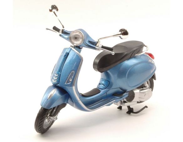 New Ray NY57553BL VESPA PRIMAVERA 125 2014 BLUE METALLIC 1:12 Modellino