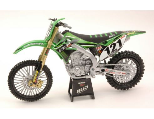 New Ray NY57773 KAWASAKI KX450F N.121 XAVIER BOOG 1:12 Modellino