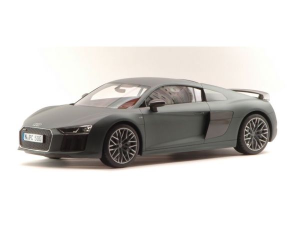 Premium Classixx PREM40041 AUDI R8 COUPE' 2015 MATT OLIVE GREEN 1:12 Modellino