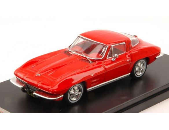 Protar PRXD562 CHEVROLET CORVETTE C2 STINGRAY COUPE' 1964 RED 1:43 Modellino