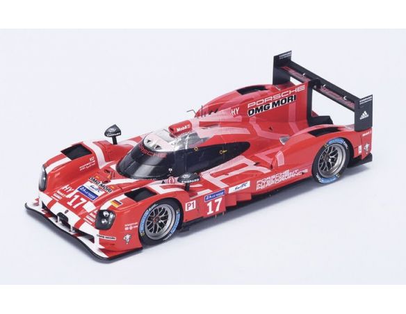 Spark Model S18185 PORSCHE 919 HYBRID N.17 2nd LM 2015 T.BERNHARD-B.HARTLEY-M.WEBBER 1:18 Modellino