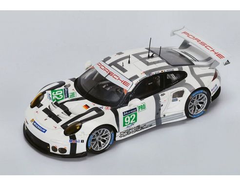 Spark Model S18195 PORSCHE 911 RSR N.92 DNF LM 2015 P.PILET-F.MAKOWIECKI-W.HENZLER 1:18 Modellino