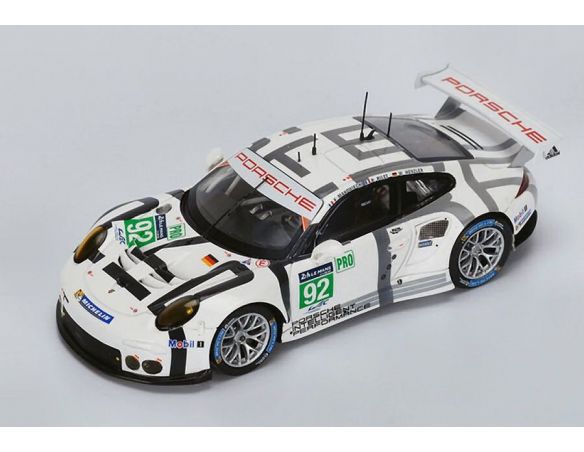 Spark Model S18195 PORSCHE 911 RSR N.92 DNF LM 2015 P.PILET-F.MAKOWIECKI-W.HENZLER 1:18 Modellino