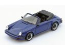Spark Model S4468 PORSCHE 911 3.2 CABRIOLET 1989 BLUE 1:43 Modellino