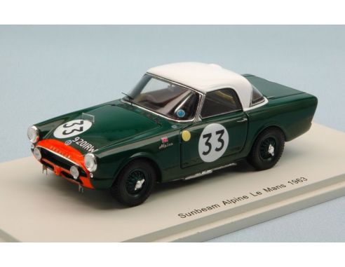 Spark Model S4765 SUNBEAM ALPINE N.33 DNF LM 1963 P.HARPER-P.PROCTER 1:43 Modellino