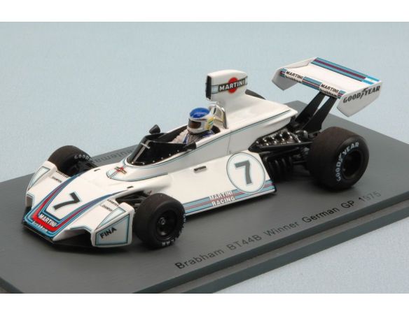 Spark Model S4787 BRABHAM BT44B C.REUTEMANN 1975 N.7 WINNER GERMAN GP 1:43 Modellino