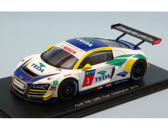 Spark Model SA085 AUDI R8 LMS N.1 CUP CHAMPION 2015 ALEX JOONG 1:43 Modellino