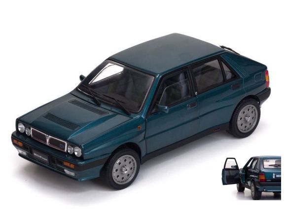 SunStar SS3152 LANCIA DELTA HF INTEGRALE 16 V 1989 METALLIC BLUE 1:18 Modellino