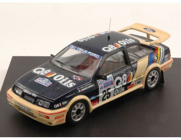 Trofeu TF0113 FORD SIERRA N.25 ACCIDENT RAC RALLY 1989 CUNICO-HARRYMAN 1:43 Modellino