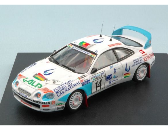 Trofeu TF0703 TOYOTA CELICA N.14 9th 100 LAKES 1996 MADEIRA-SILVA RIED.LIM.50 PCS 1:43 Modellino