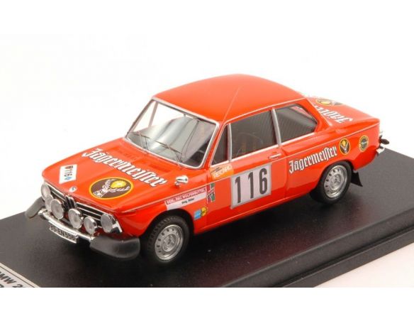 Trofeu TFFPM43 BMW 2002 N.116 RETIRED OLYMPIA RALLY 1972 STILLER-WAGENER 1:43 Modellino