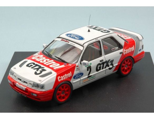 Trofeu TFMNP221 FORD SIERRA  4x4 N.2 RALLY DO ALTO TAMEGA 1990 J.SANTOS-M.OLIVEIRA 1:43 Modellino