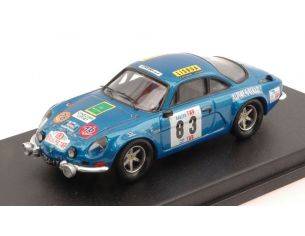 Trofeu TFRRAL37 ALPINE A110 N.83 FATAL ACCIDENT PORTUGAL 1972 C.MARQUES-J.ARNAUD(+) 1:43 Modellino