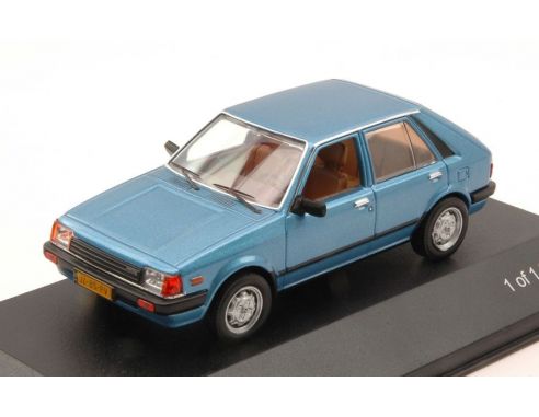 White Box WB209 MAZDA 323 HATCHBACK 1982 METALLIC BLUE 1:43 Modellino