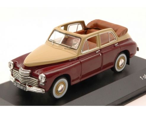 White Box WB217 GAZ M20 POBIEDA 1950 AMARANT/BEIGE 1:43 Modellino