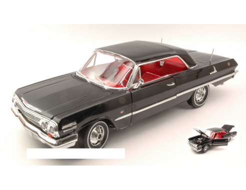 Welly WE9865 CHEVROLET IMPALA 1963 BLACK 1:18 Modellino