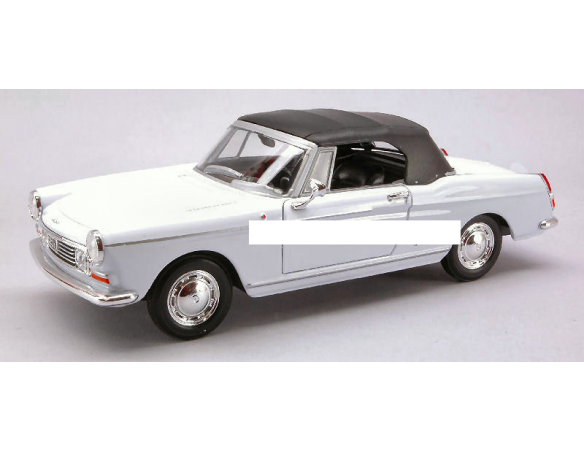 Welly WE2012 PEUGEOT 404 SOFT TOP 1963 WHITE 1:24 Modellino