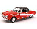 Welly WE2011 PEUGEOT 404 SOFT TOP 1963 RED 1:24 Modellino