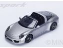 Spark Model S4934 PORSCHE 991 TARGA 4S 2015 SILVER 1:43 Modellino