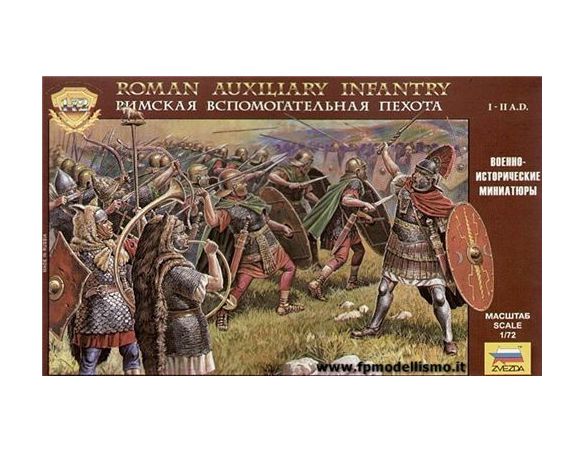 Zvezda Z8052 ROMAN AUXILIARY INFANTRY KIT 1:72 Modellino