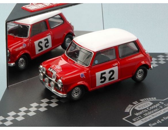 Vitesse VE43333 MORRIS COOPER S N.52 WINNER MONTE CARLO 1965 T.MAKINEN-P.EASTER 1:43 Modellino