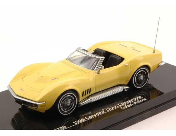 Vitesse VE36239 CORVETTE OPEN CONVERTIBLE 1968 SAFARI YELLOW 1:43 Modellino