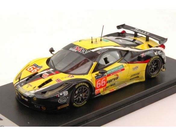 Looksmart LSLM029 FERRARI 458 GT2 N.66 36th LM 2015 AVENATTI-GIERMAZIAK-AL FAISAL 1:43 Modellino