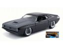 JADA TOYS JADA97195 PLYMOUTH BARRACUDA 1970 FAST & FURIOUS 7 BLACK 1:24 Modellino