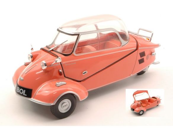 Oxford OXF18MBC003 MESSERSCHMITT KR200 1955 PINK 1:18 Modellino