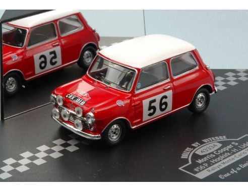 Vitesse VE43334 MORRIS COOPER S N.56 26th MONTE CARLO 1965 P.HOPKIRK-H.LIDDON 1:43 Modellino