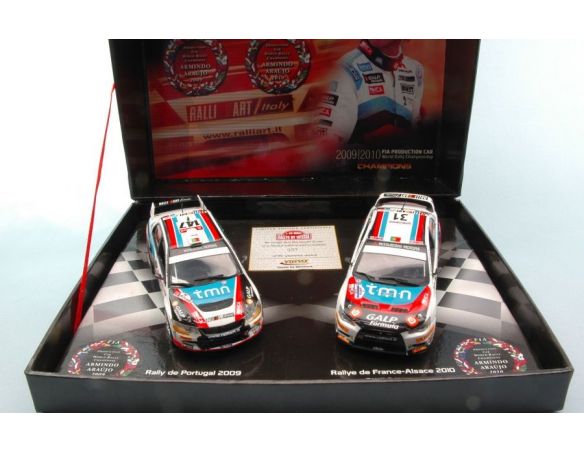 Vitesse VE43250 MITSUBISHI LANCER EVO IX & X 2009-2010 CHAMPION GIFT BOX Pz.2 1:43 Modellino